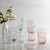 Butterfly Meadow Green Tall Glasses, Set Of 4